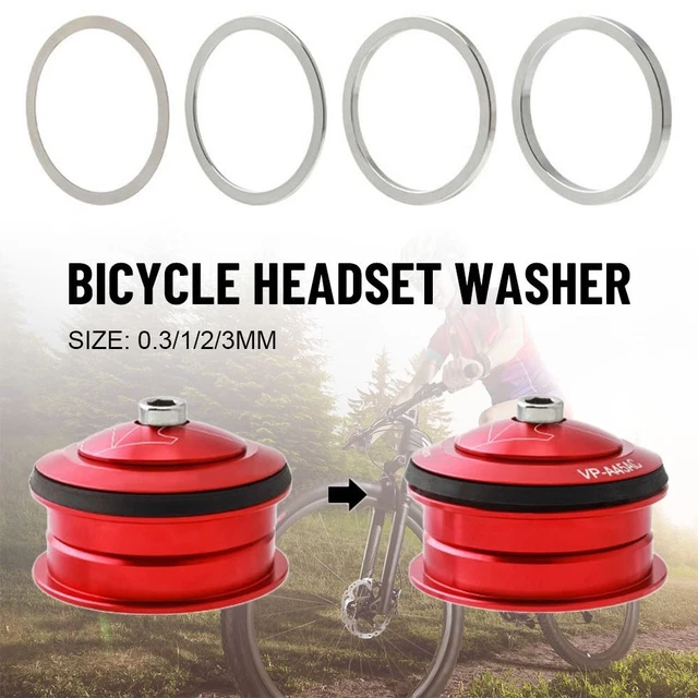 ALUMINIUM ALLOY ADJUSTING Washers Dust Cover Bike Fork Bicycle Headset