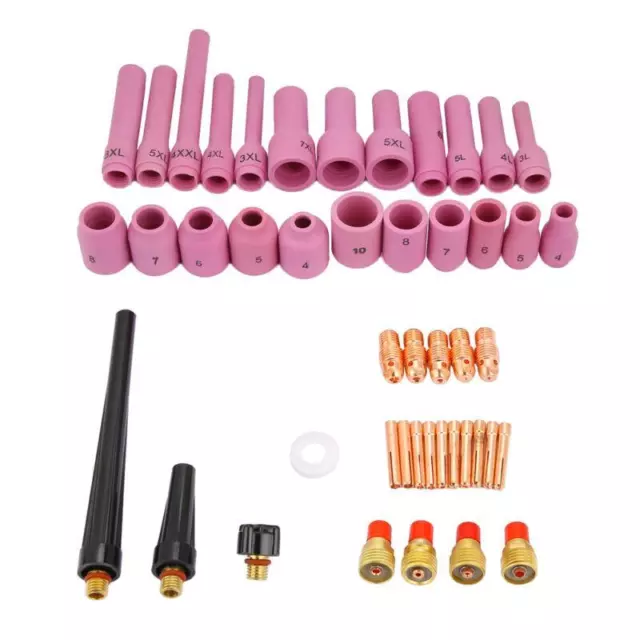 TIG Welding Torch Consumables 46pcs Set for WP9/20/25 Series