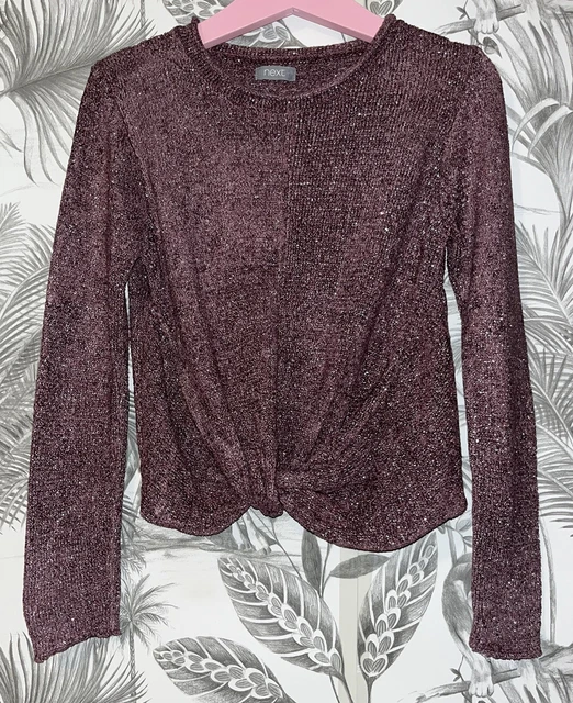 Girls Age 4-5 Years -  Next Sparkly Fine Knit Jumper Top