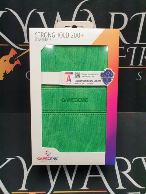 Gamegenic Stronghold 200+ Convertible Green (New/Sealed) Deck Box