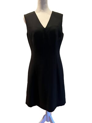 NWT Kate Spade Key Pieces Crepe A Line Sleeveless Dress Womens 8 Black $298