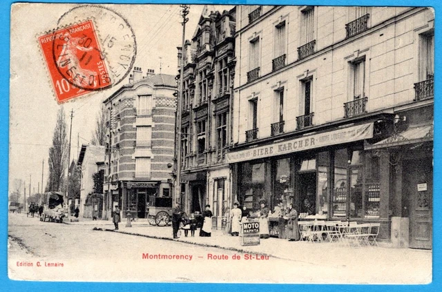 Cpa 95 Montmorency - Route De Saint Leu