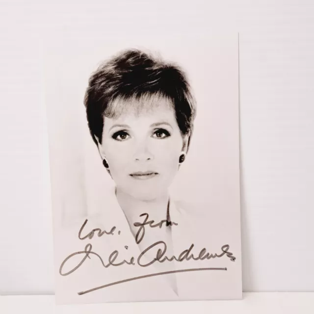 Julie Andrews Autographed Signed  5 X 7 Photo REPRINT Actress / Singer