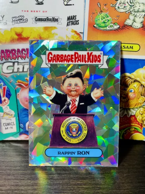 Gpk 2014 Chrome Series 2 Rappin Ron ~Atomic Refractor~ 🇺🇸 #46a