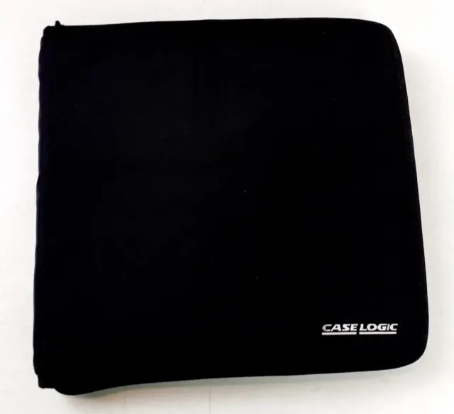 Case Logic 48 CD/DVD Holder Zippered Storage Carry Case Album Style Blu-Ray 623