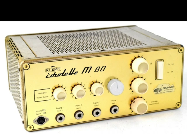 Klemt Echolette M 80 Valve Amplifier vintage 60's