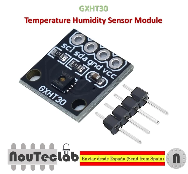 GXHT30 TEMPERATURE HUMIDITY Sensor Module Microcontroller IIC I2C ...