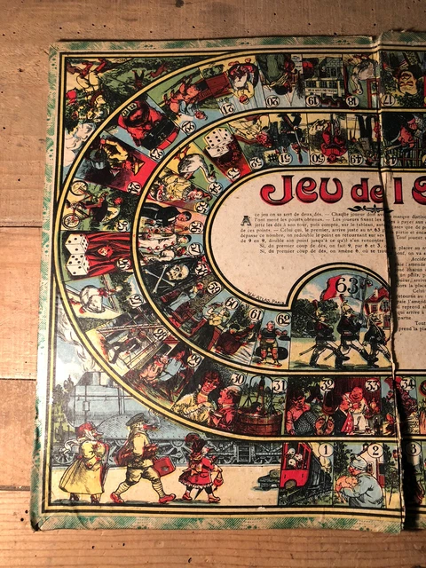 Boîte de jeu nain jaune atlas vintage 1920 avec pions | Selency