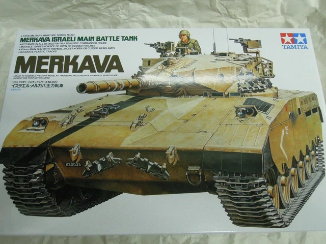 TAMIYA 1/35 ISRAELI Merkava Main Battle Tank Model Tank kit #35127 £16. ...