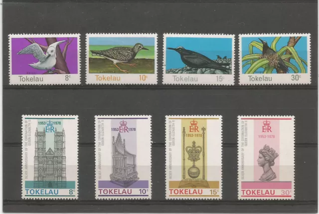 TOKELAU 8v MNH** 2 complete sets