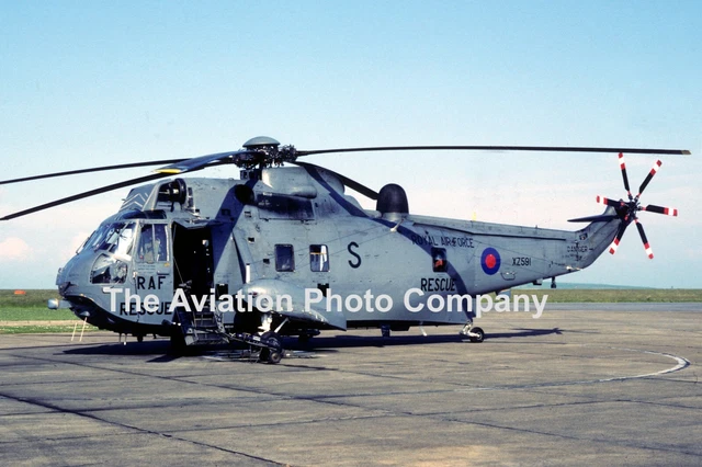 RAF 202 SQUADRON Westland Sea King HAR.3 XZ591/S (1984) Photograph £1. ...