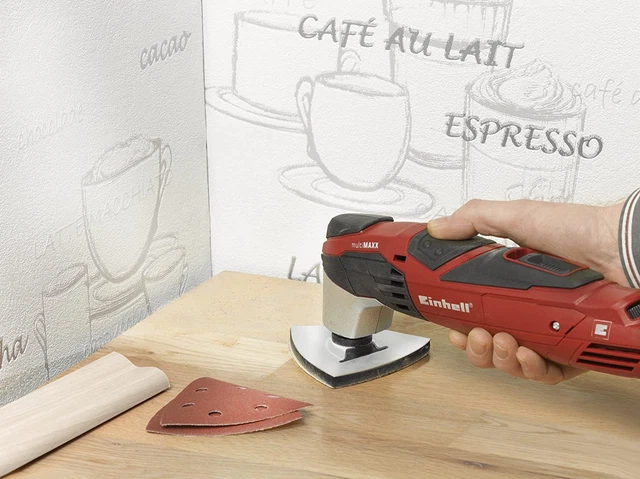 206-teiliges Schleifset Für Multifunktionswerkzeuge - Inkl. Schleifplatten & Schleifpapier 60-240er Körnung