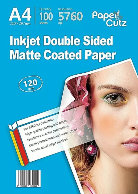 A4 CLEAR TRANSPARENT 120GSM INKJET SELF ADHESIVE STICKER LABEL