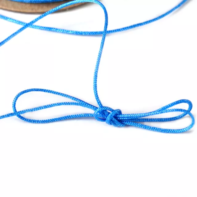 100m Nylon Schnur Flechtkordel Nylonfaden Makramee Shamballa Garn Basteln 3