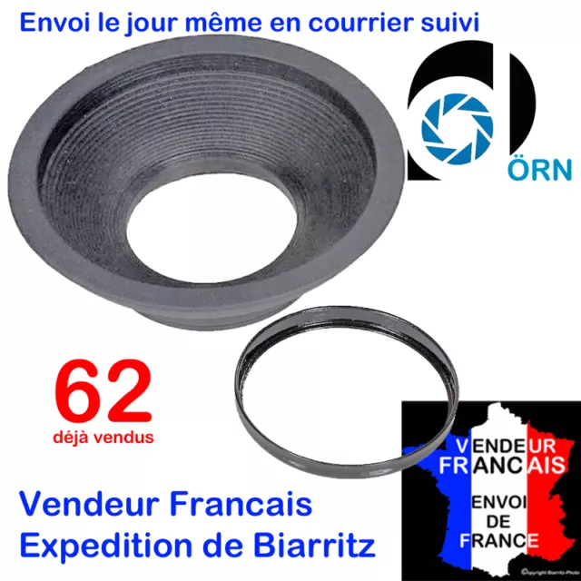 Garantie 2ans oeilleton de visée +bague pour D800,D700 Df,D4,D3,D2,F5 type dk-19