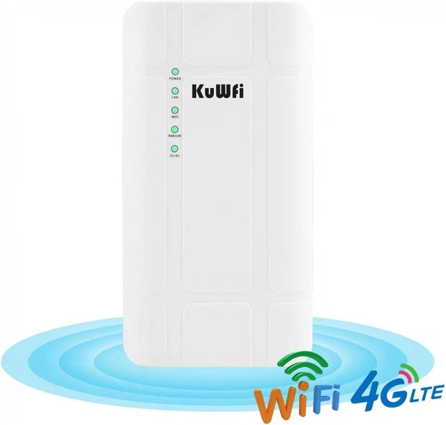 Router 4G LTE Esterno KuWFi - Impermeabile, Con POE Per Rete Wireless - Foto 4