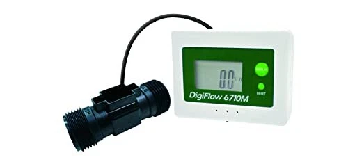 Savant Flow Totalizer and Flow Rate Meter 3/4" NPT for Water Filter