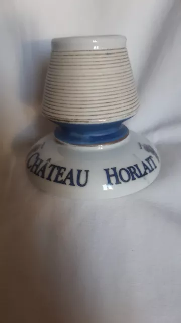 Pyrogène ancien en porcelaine Château Horlait-VIns de Bourgogne-PUB-Bistrot