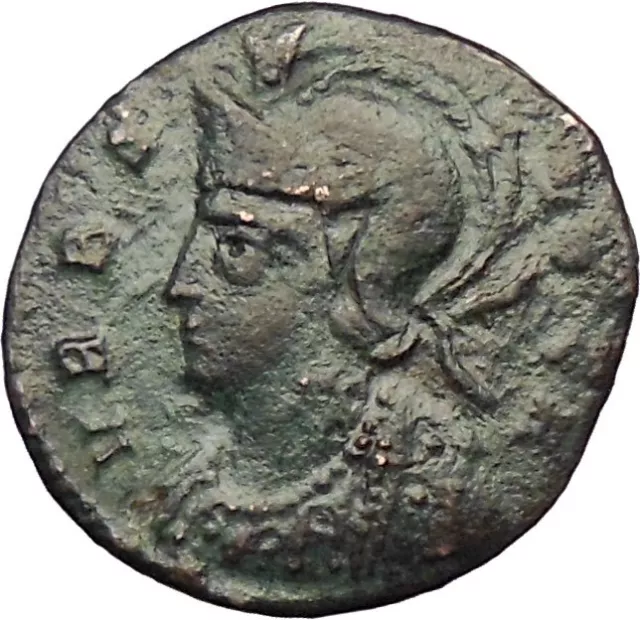 Constantine the Great ROME COMMEMORATIVE Ancient Rare Roman Coin i28989 Soldiers