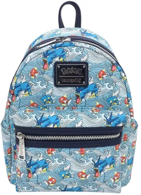 Loungefly Pokémon Magikarp & Gyrados AOP Mini Backpack