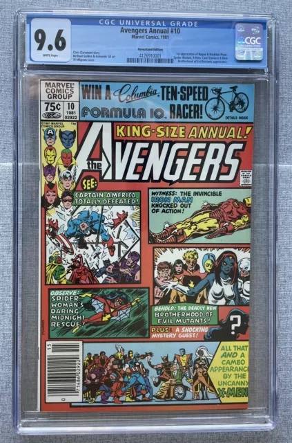 Avengers Annual #10 CGC 9.6 Key 1st App Rogue & Madelyn Pryor Newsstand Variant