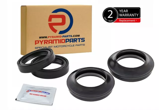 Pyramid Parts Fork Oil Seals Dust Seals & Rubber Grease FDK008070 39x52mm
