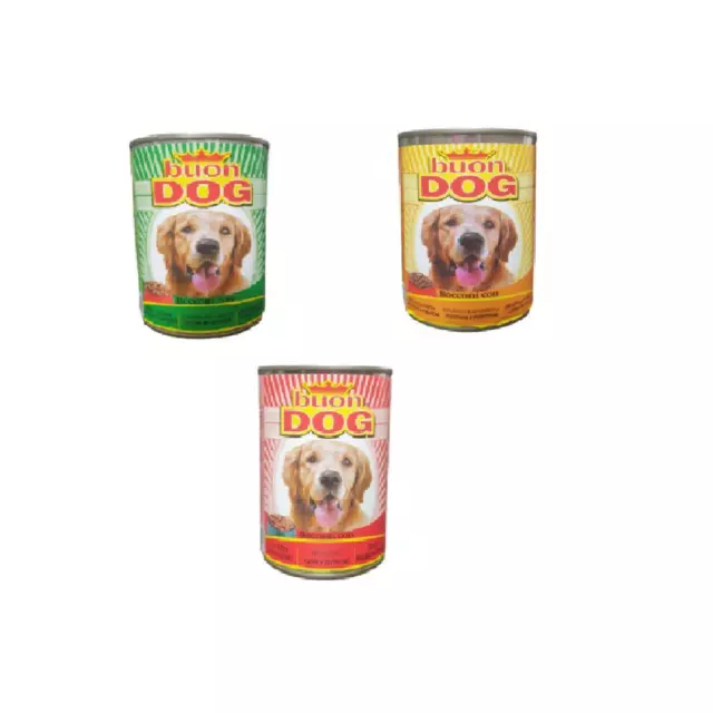 SCATOLETTE PER CANI SCATOLE CIBO CANE BOCCONI BOCCONCINI UMIDO 405 GR 12 - 24 pz 2