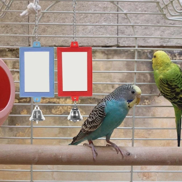 spielzeug Vogel Spiegel Spielzeug Nymphen sittich Spiegel Käfig Vogel bedarf