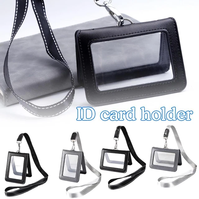 Office Luxury Multi-card Magnetic Leather Business ID Bank Card Holderﻬ