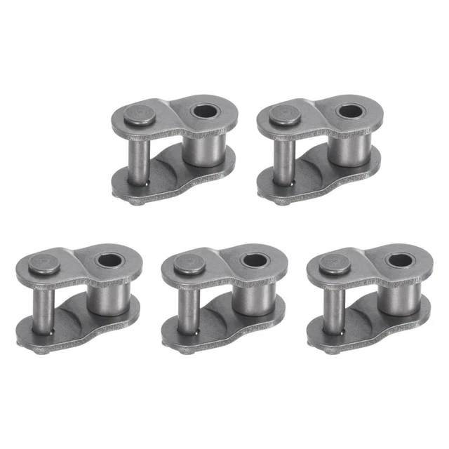 5pcs #80 Chain Offset Half Link Roller 1" Pitch Carbon Steel for 16A Chain