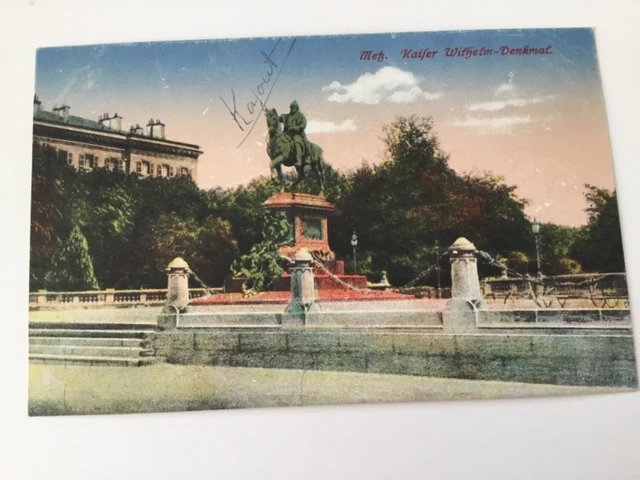 CPA 57 Moselle - Metz - Monument mémorial équestre de Guillaume Ier d'Allemagne