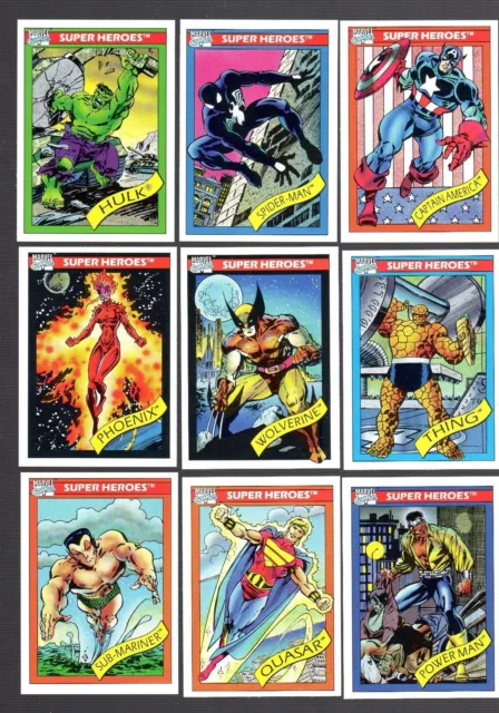 1990 Impel Marvel Universe Series I Trading Cards - Complete your set