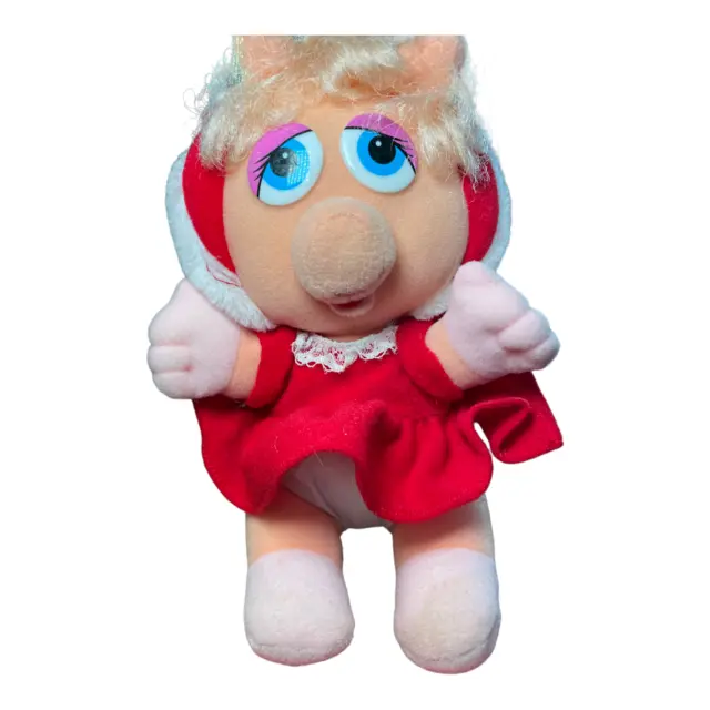 MISS PIGGY Muppets vintage plush 1987 Jim Henson plush stuffed animal