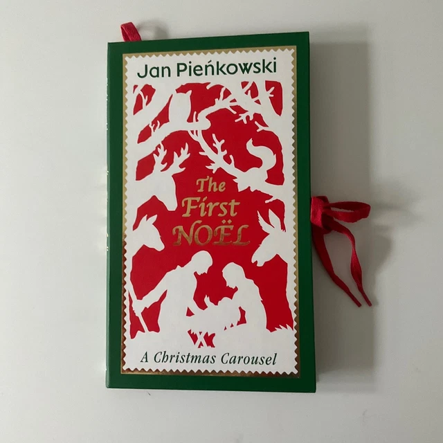 JAN PIENKOWSKI THE First Noel Hardback Christmas Carousel Decor