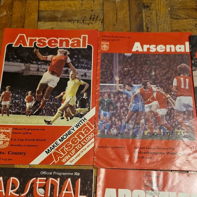 Picclick.com ARSENAL FC MATCH Programme Bulk £8.66 - PicClick UK