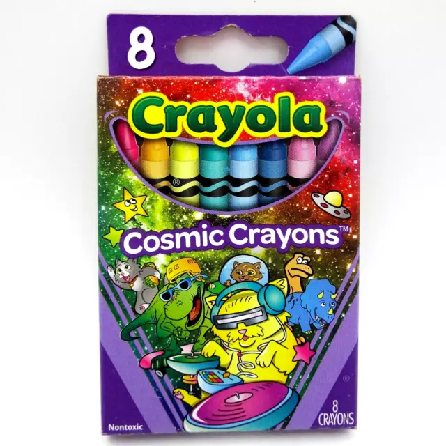 Crayola Cosmic Crayons 8 Count Back to School Supplies Specialty Limited