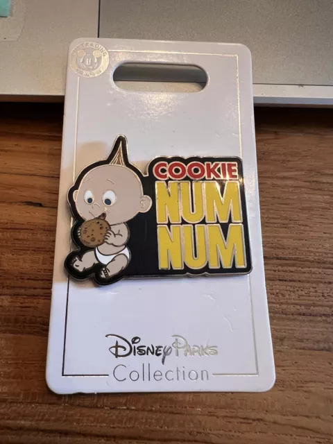 Pixar The Incredibles Baby Jack Jack Cookie Num Num Pin Disney Parks