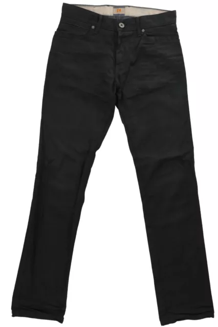 Hugo Boss Orange24 Barcelona Men's Jeans Pants W31 L34 31/34 Black Straight Wax