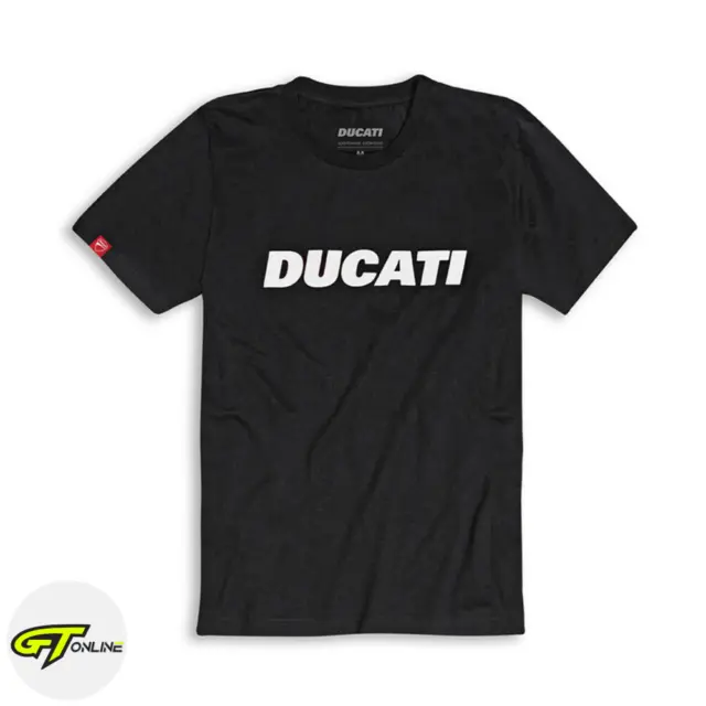 Ducati Ducatiana 2.0 Black T-Shirt Motorcycle Tee | Official | S-3XL Genuine