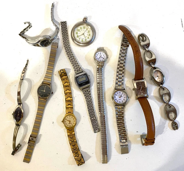 Lot De 5 Montres Quartz Vintage Inotime Xtime Acapulco Albin Paris Luigi