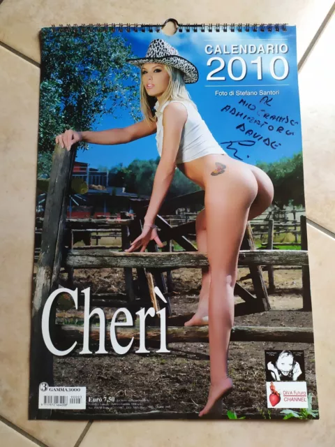 Calendario Cheri 2010 AUTOGRAFATO