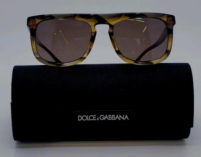 Brand New Dolce & Gabbana Dg 4288 3063/73 Clear Brown Tortoise Sunglasses 56-20