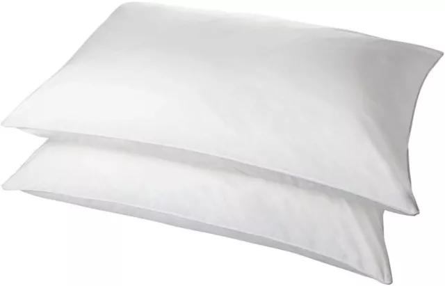 Hotelqualität Jumbo Hüpfkissen - 2x geschredderter Memory Foam 48 cm x 74 cm