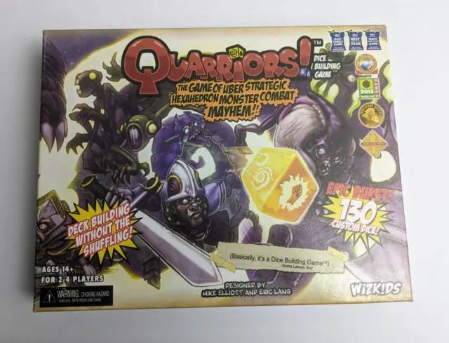 WizKids Quarriors! Game Board + Quest of the Quadiator Expansion