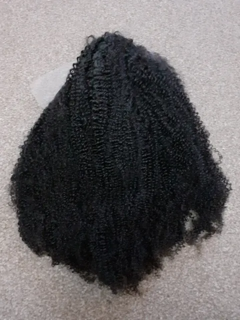 New 20 inch afro kinky curly human hair wig vip beauty