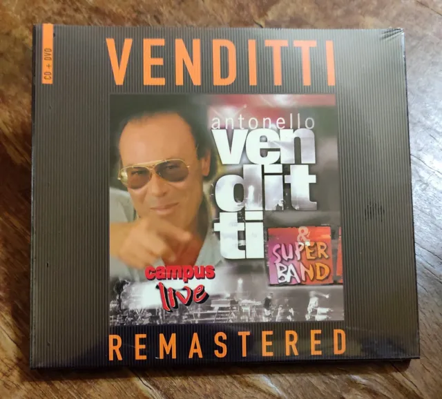 CD + DVD ANTONELLO VENDITTI CAMPUS LIVE 2004 NUOVO POP Rock Leggere descrizione