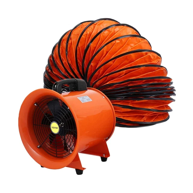 OrangeA Utility Blower Fan, 12 Inches, 520W 2295 CFM High Velocity Ventilator...
