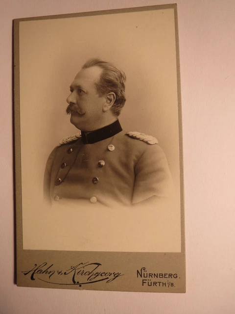 Nürnberg - Fürth i. B. - Soldat mit Bart in Uniform - General ? - Portrait / CDV