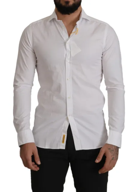 BD BAGGIES Shirt White Cotton Long Sleeves Dress Formal Men s. S $150