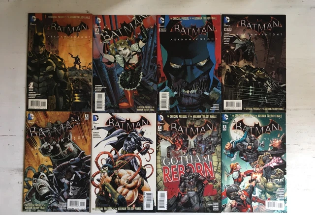 Lot Batman Arkham Knight #1-8 2015 Dc Vf/Nm To Nm